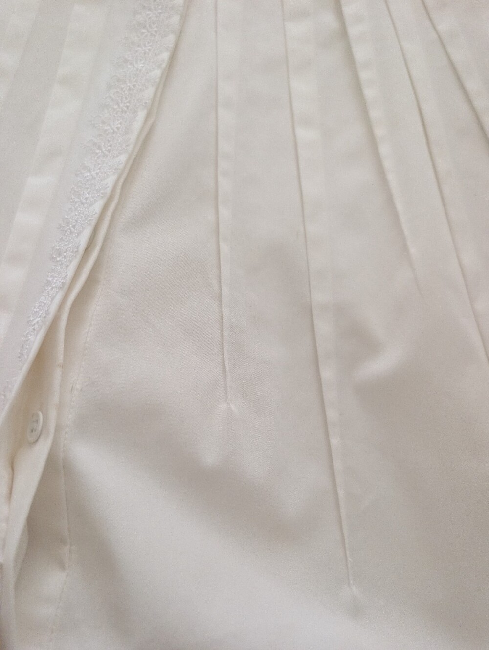 NWT Elie Tahari White Sammy Dress Beaded Floral Collar Short Sleeve Sz 2 - Picture 4 of 13